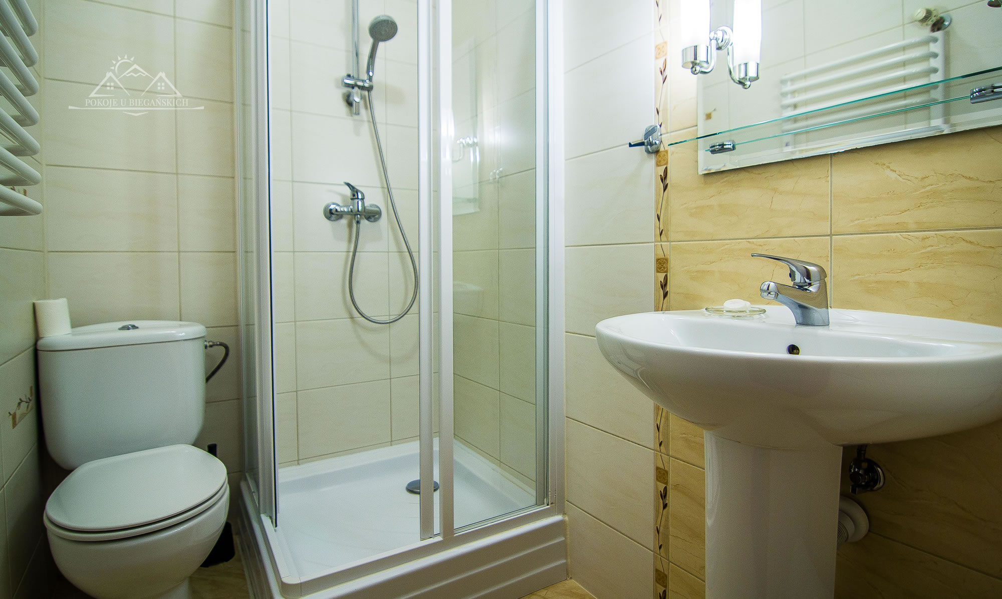 kwatery do wynajęcia zakopane - Nowoczesna łazienka